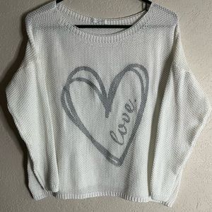 New Without Tag Made In Italy Crop Sweater Size Small